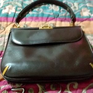 Susan Gail vintage clutch leather puerse